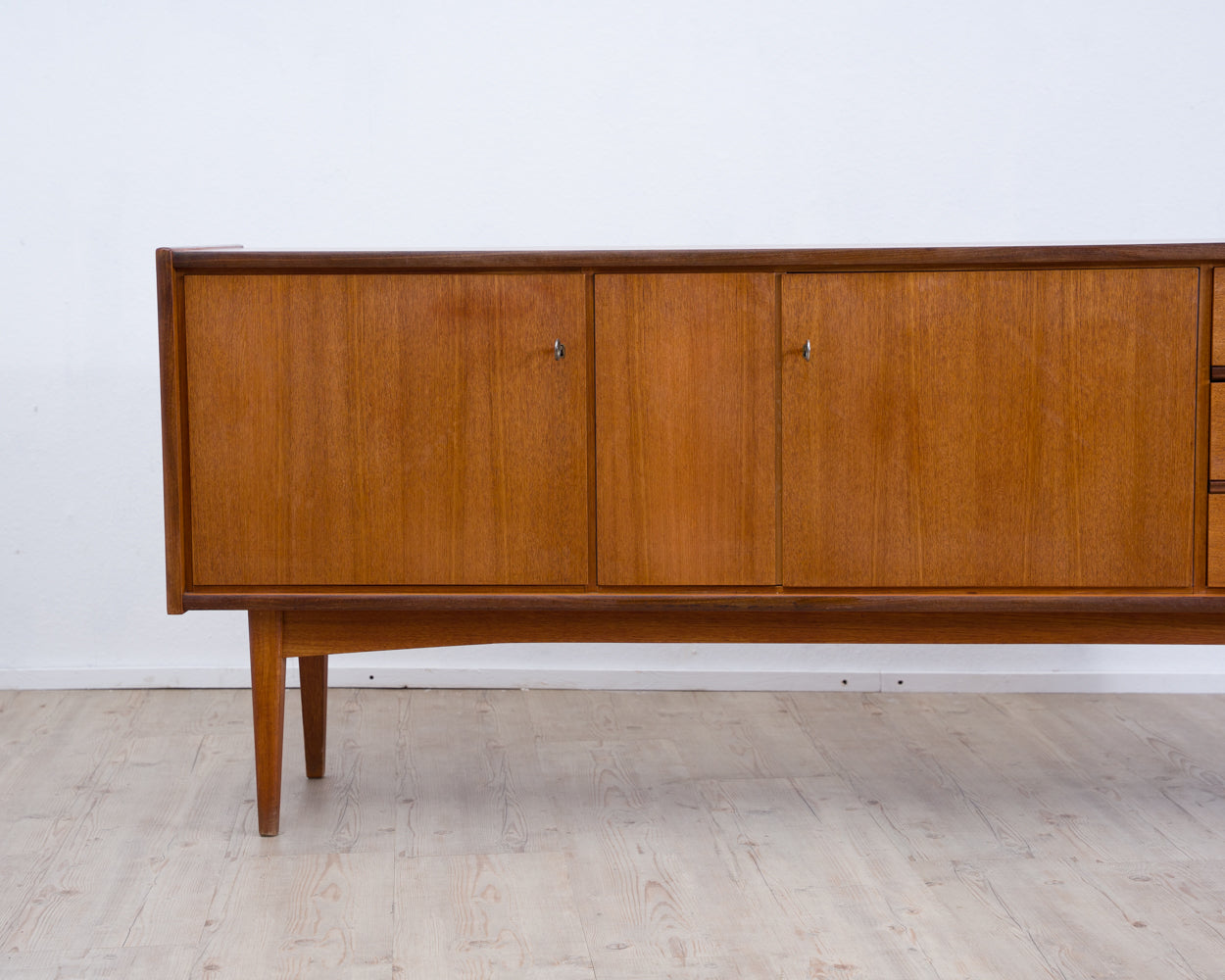 Teakholz Sideboard im Skandinavische Design, Hersteller Bartels