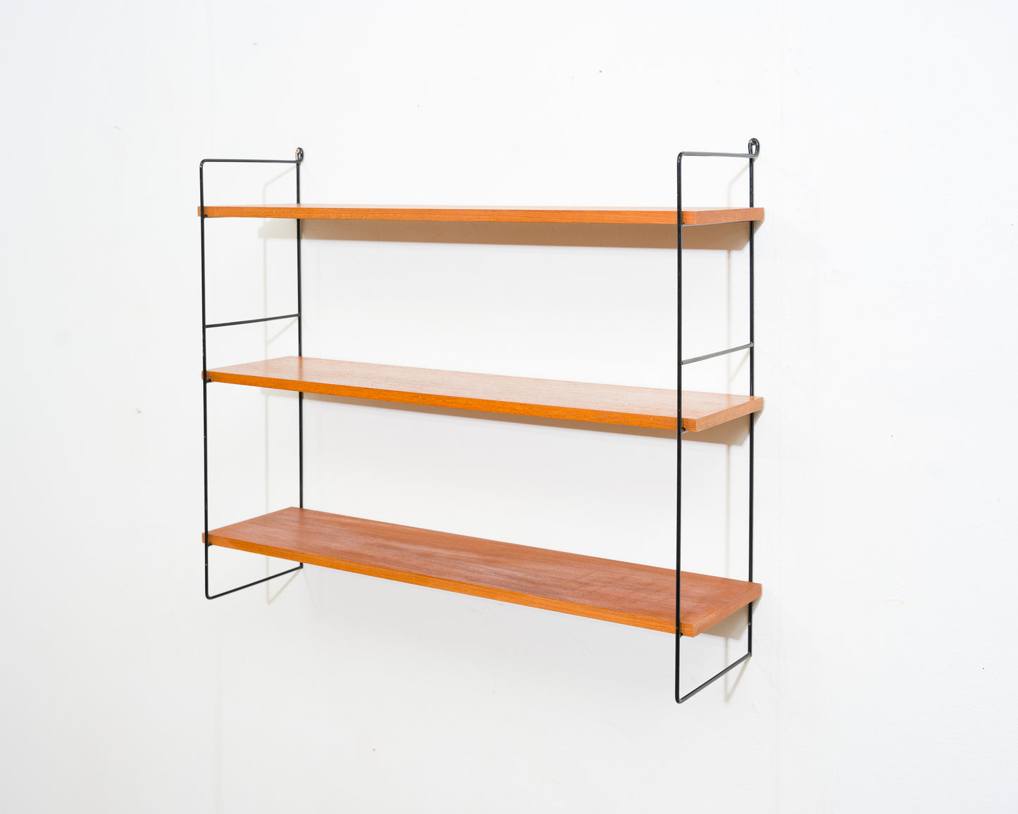60er Jahre Wandregal, String,Teak