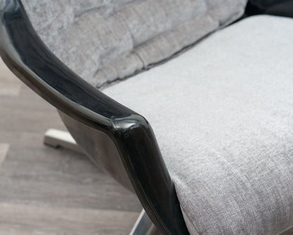 Space-Age-Sessel, Lounge-Sessel. Design: Alf Svenson & Yngvar Sandström für Dux Sweden