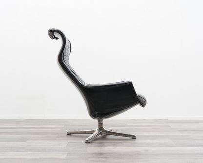 Space-Age-Sessel, Lounge-Sessel. Design: Alf Svenson & Yngvar Sandström für Dux Sweden