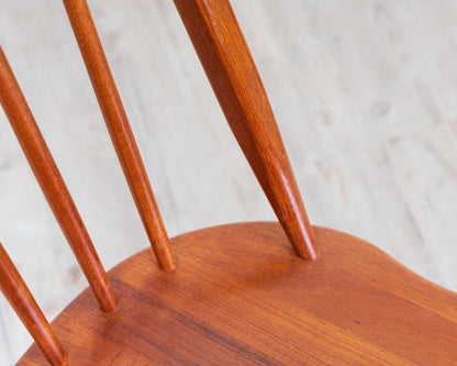 Set of 6 Teak Chairs by Erik Ole Jørgensen for Tarm Stole Møbelfabrik