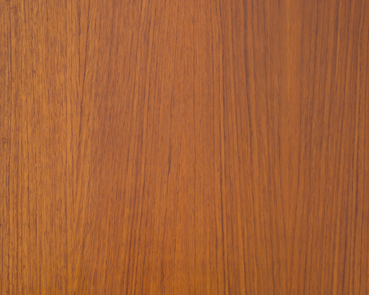 Two-door teak chest of drawers from the 60s with black metal frame