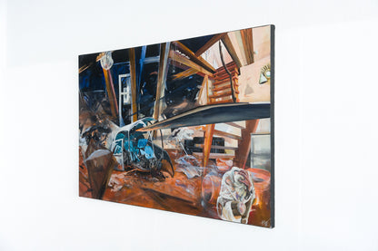 Originales Kunstwerk KAMALOKA 3H – Nina Bussjäger – Acryl auf Leinwand, 100 × 150 cm