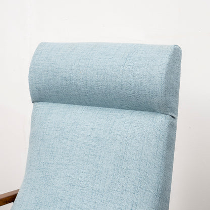 Fauteuil inclinable des années 1950, nouvellement rembourré, état neuf